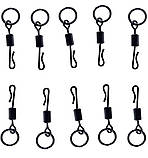 Вертлюг швидкознімний із кільцем, 10 шт., фото 2