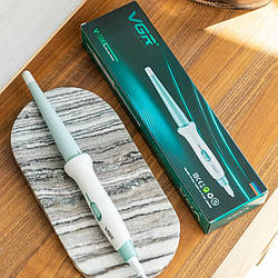 Плойка для волосся VGR V-596 конусна з керамічним покриттям Конусоподібна плойка для завивки волосся