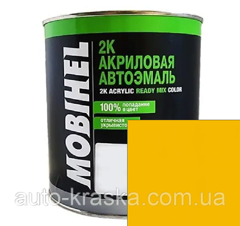 Фарба Mobihel Акрил 0,1 л 225 Жовта.