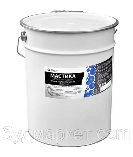 Мастика гідроізоляц. бітум-бутилкаучукова МГББ (відро 18кг)