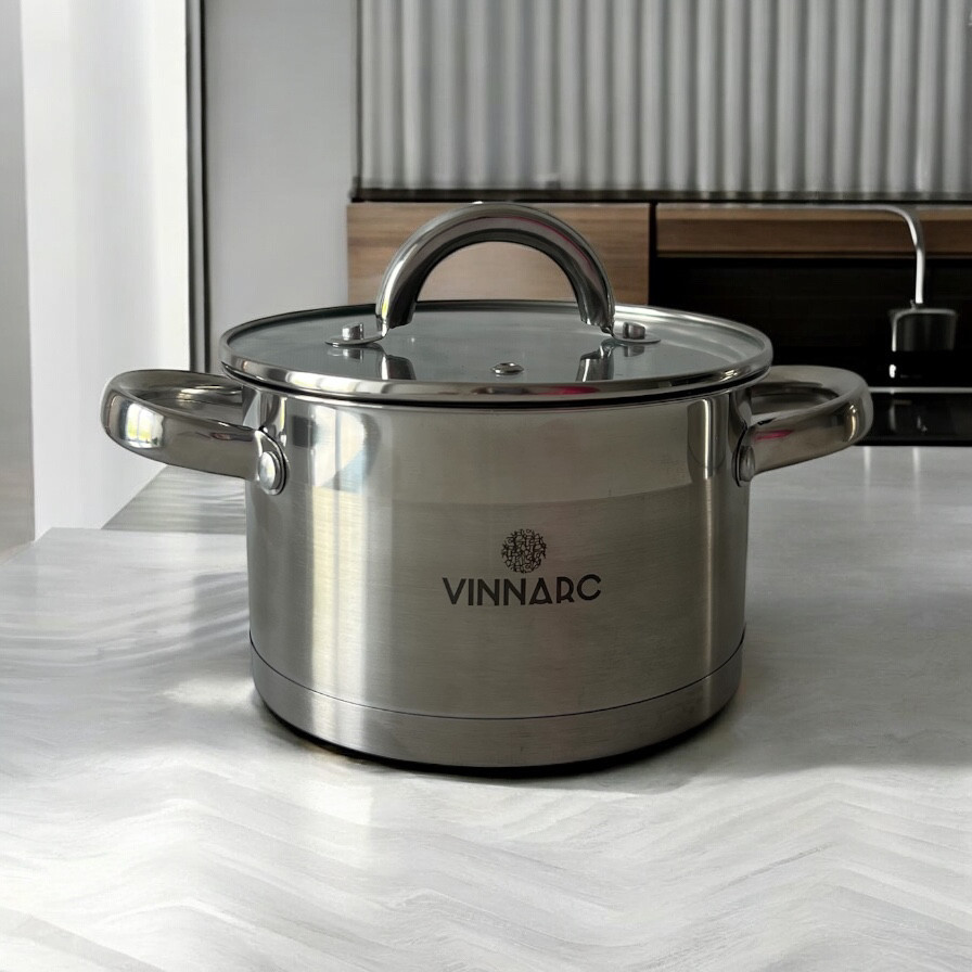 Каструля нержавіюча сталь 1.5л Vinnarc 7419VN