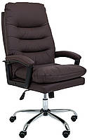 Офісне комп'ютерне крісло керівника Armani коричневий колір Шоколад з механізмом AnyFix і м'яким сидінням AMF