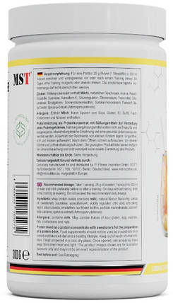 Сиворотковий білок (прозорий протеїн) MST Clear Iso Whey 300 g лимоний чай, фото 2