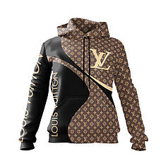 Худі жіноче з принтом «Луї Віттон. Розкішний вибір. Louis Vuitton. Lux Choice»