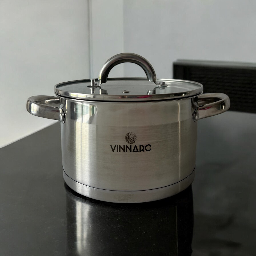 Каструля нержавіюча сталь 2л Vinnarc 7426VN