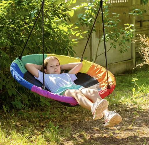 Дитяча гойдалка гніздо з каркасом