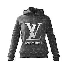 Худі жіноче з принтом «Луї Віттон. Логотип. Louis Vuitton. Logo»
