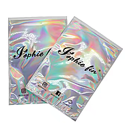 Кур'єрські пакети А5 з логотипом оптом Голографічні бандерольні пакети 19х24 см, фото 5