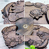 Преміальна містка дерев'яна чабань «Шлях успіху та амбіцій» - Вільха (64 × 35,4 см), фото 6