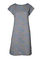 Нічна сорочка бавовна сіра, Бабки на сірому