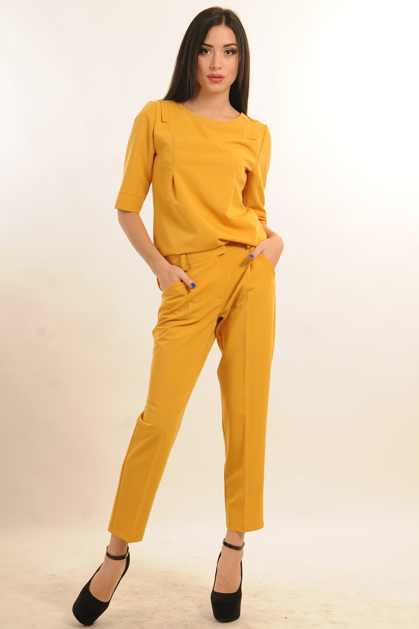 Штани RiMari Гірчичний БР 5.1-79/15 42 Гірчичний (158), фото 1