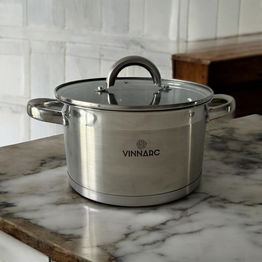 Каструля нержавіюча сталь 3л Vinnarc 7436VN