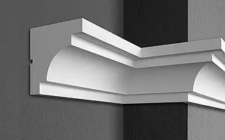 Карниз фасадний Prestige Decor KC117 (19х18)см, довжина 2м
