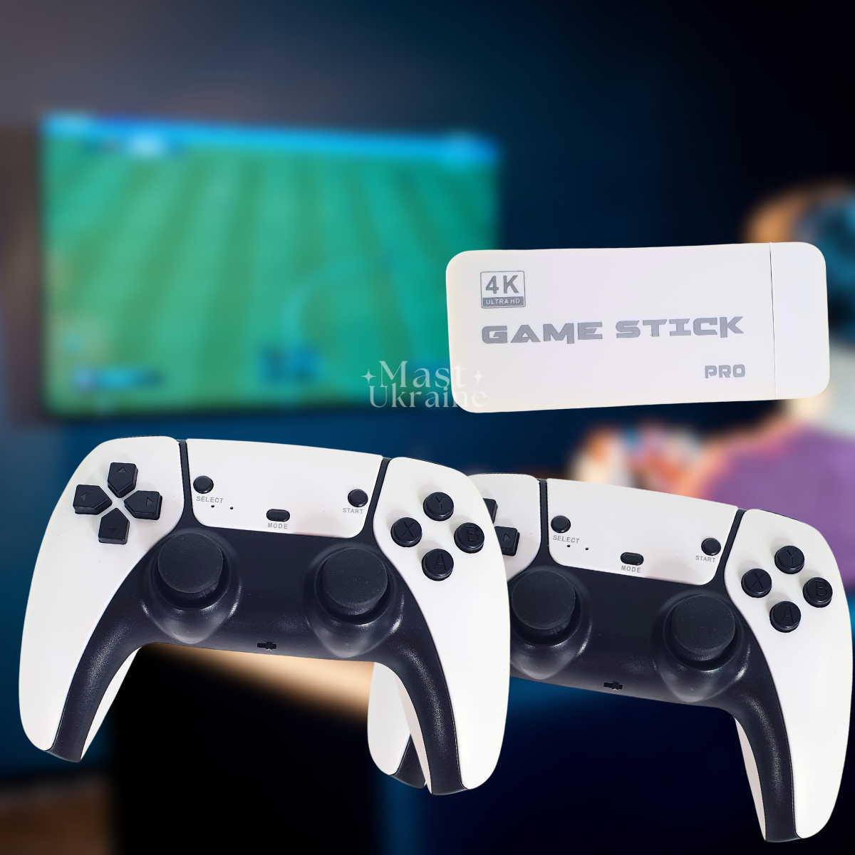 Приставка з двома джойстиками Wireless Controllers Gamepad 4K 2.4G Unique M8PRO