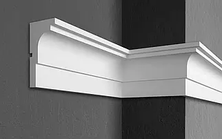 Карниз фасадний Prestige Decor KC115 (18х9)см, довжина 2м