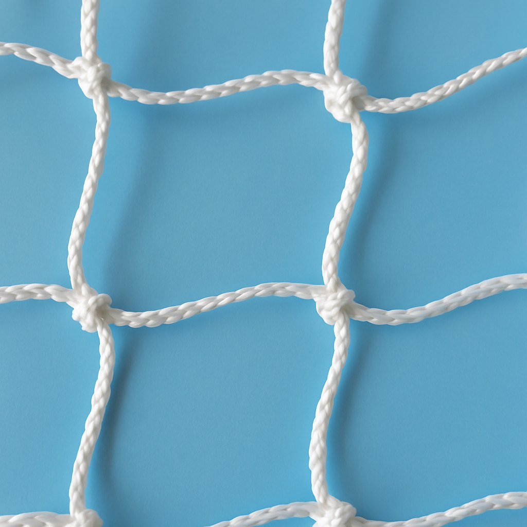 Сітка-гаситель для футзалу, гандболу «СТАНДАРТ» білий (комплект з 2 шт.), фото 1