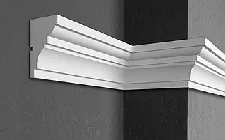 Карниз фасадний Prestige Decor KC114 (16х9,5)см, довжина 2м