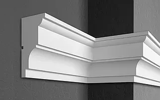 Карниз фасадний Prestige Decor KC107 (22х11)см, довжина 2м