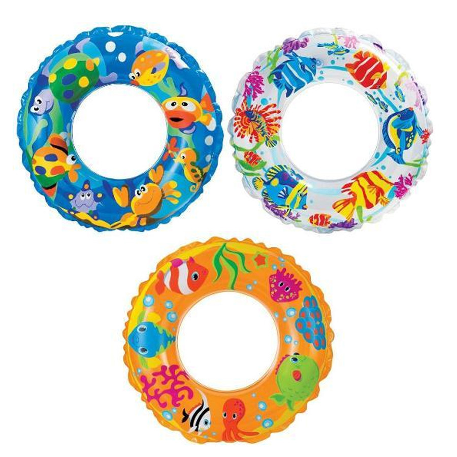 Круг надувний, 61 см, 6-10 років, кольоровий, "Океанський риф", INTEX, фото 1