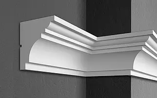 Карниз фасадний Prestige Decor KC123 (20,5х18)см, довжина 2м