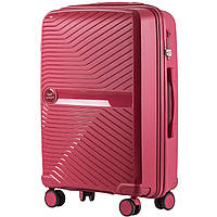 Валіза поліпропіленова WINGS 181-04 середня 68 см червона