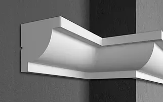 Карниз фасадний Prestige Decor KC122 (20х20)см, довжина 2м