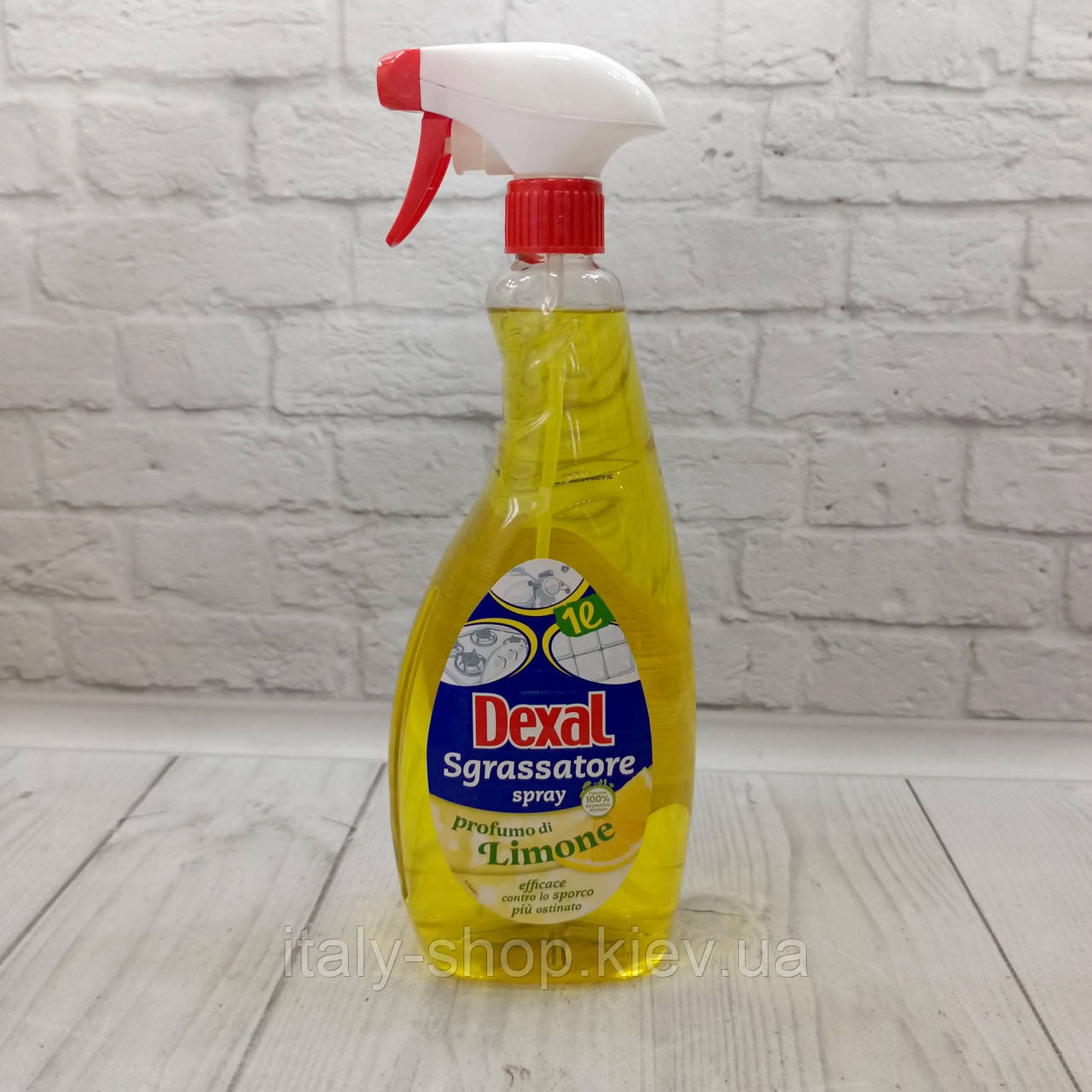 Універсальний знежирювач спрей Dexal Sgrassatore анти-жир Limone 1000 мл, Італія, фото 1