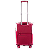 Валіза поліпропіленова WINGS 181-04 мала 55 см червона, фото 3