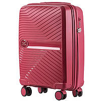Валіза поліпропіленова WINGS 181-04 мала 55 см червона