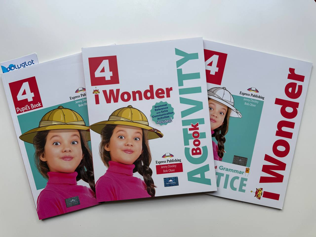 Комплект IWonder 4 Pupil's Book + WorkBook + Grammar