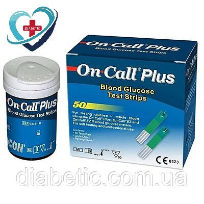 Тест-смужки On-Call Plus - 50 шт.