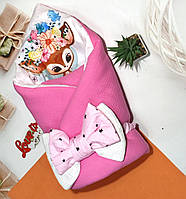 Багатофункціональний мусліновий плед ковдра-конверт на виписку