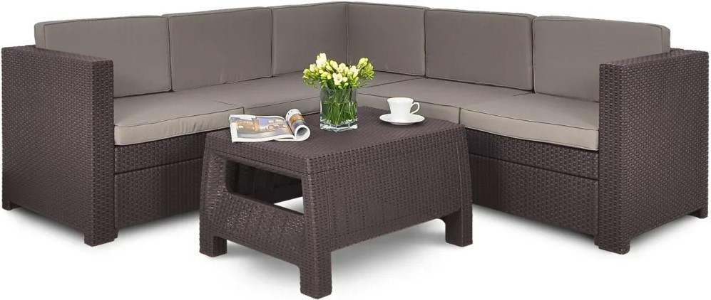 Комплект садових меблів Keter Provence Set, коричневий
