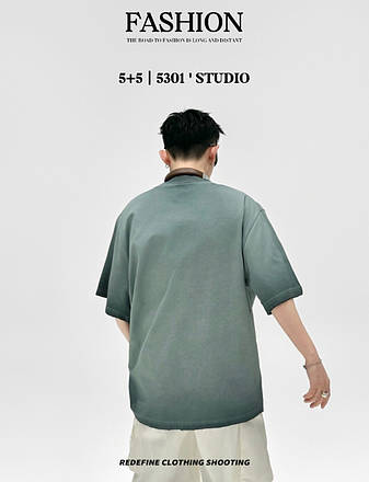 Чоловіча футболка Balenciaga oversize вільна брендова футболка Баленсіага люкс якість, фото 3
