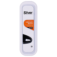 Губка блиск для взуття SILVER чорна 6шт/уп