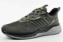 Кросівки чоловічі сітка New Yike хакі, фото 4