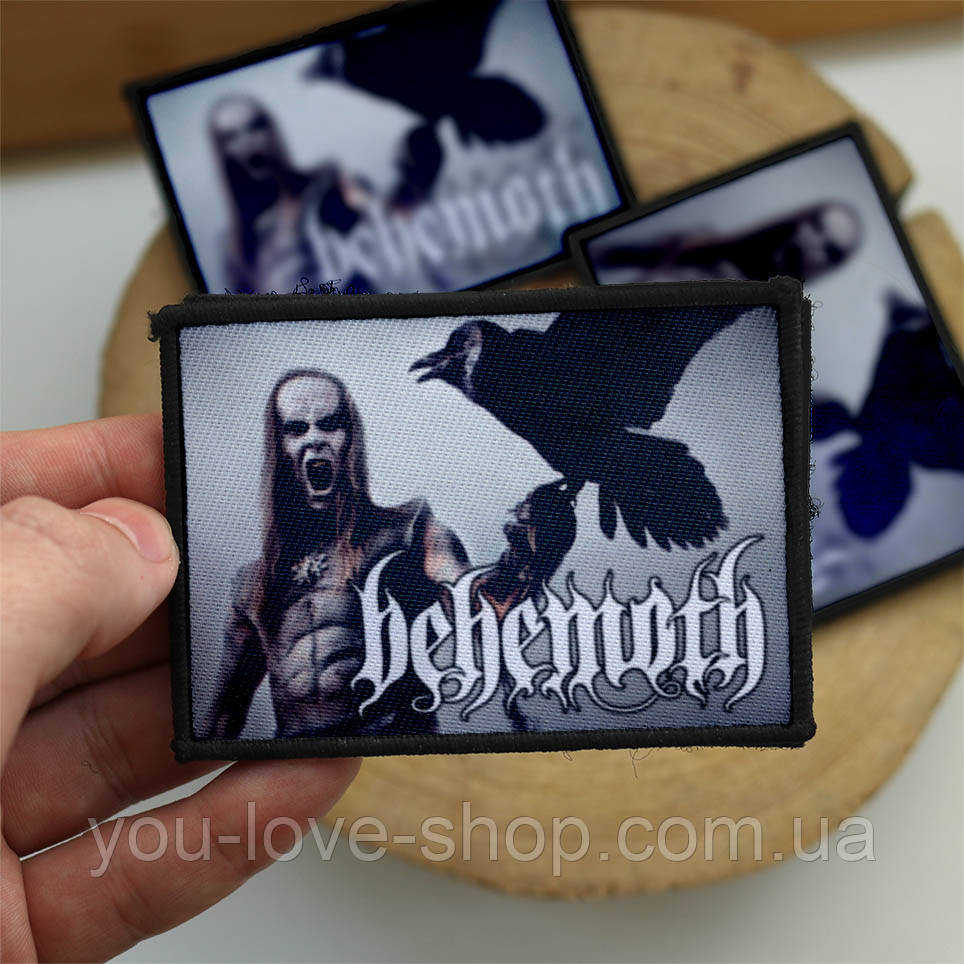 Нашивка "Behemoth ворон", фото 1