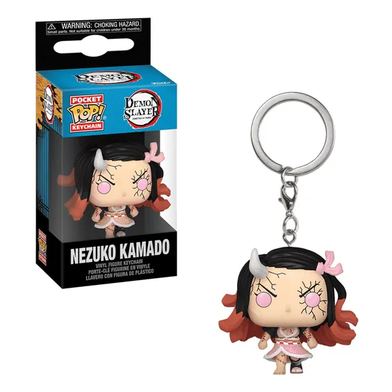 Фігурка брелок Funko Pop Фанко Поп Demon Slayer Nezuko Клинок розсікаючий демонів Незуко 4 см DS NK K 02, фото 1
