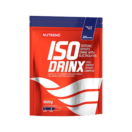 Ізотонік Nutrend IsoDrinx 1000 g Blackcurrant, фото 1