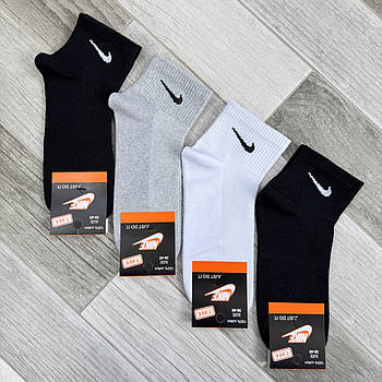 Шкарпетки жіночі бавовна сітка короткі Nike Tennis, Туреччина, розмір 36-40, асорті, 05223