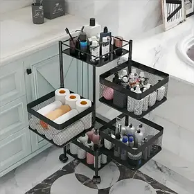 Органайзер кухонний з обертовими полицями Vegetable Rack для зберігання овочів і фруктів