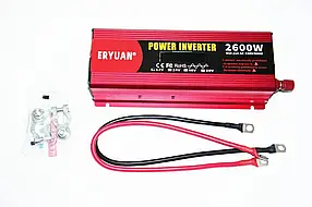 Перетворювач напруги LCD Z1A з 12 V на 220 V 2600 W чистий синус