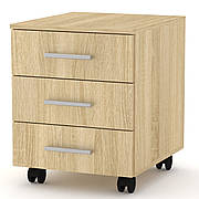 Тумба офісна МП-3 Компаніт, Дуб Сонома