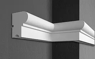 Молдинг фасадний Prestige Decor MC105 (8,5x6)см, довжина 2м
