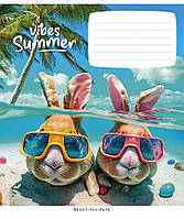 Зошит 18арк. лін. Star "Summer vibes" ВД-лак No018-3494L(25)(200)