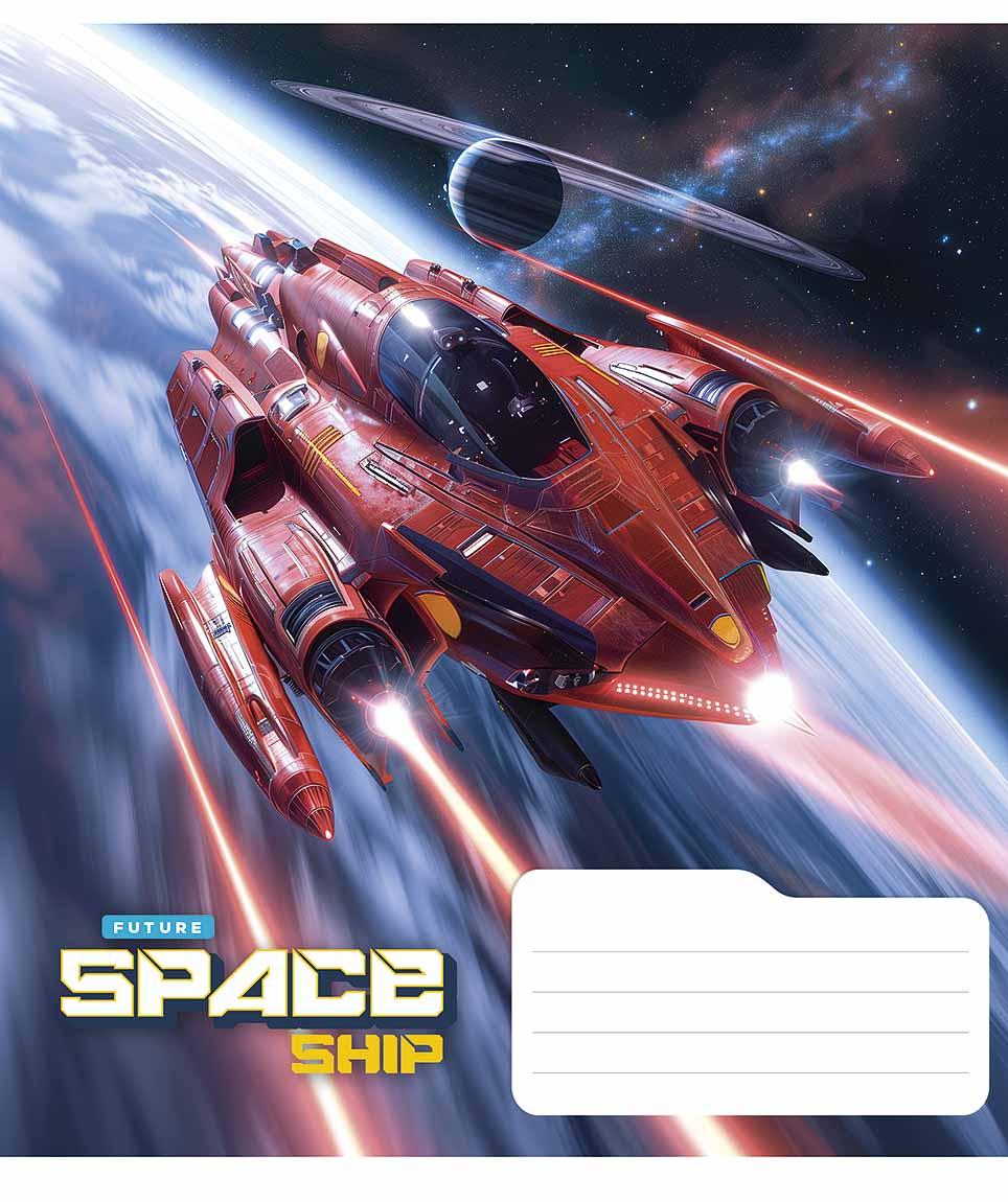 Зошит 36арк. лін. Star "Space ship" ВД-лак №036-3435L(20)(160)