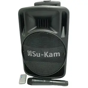 Портативна колонка Su-Kam BT 100D + 1 бездротовий мікрофон (12v/220v), фото 4
