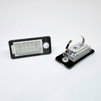 Штатна LED-підсвітка номерних знаків Audi A3 / S3, A4 / S4 B6, A4 / S4 B7, A6 / C6, A8 / S8, Q7, RS4