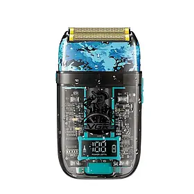 Електробритва VGR V-352 шейвер, подвійне лезо, IPX5, LED Display