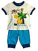 Дитячий комплект для хлопчика 80, 86 розміру – футболка з динозавром і штани-кюлоти, фото 6